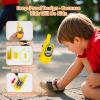 Insforfich Walkie Talkies for Kids,Long Range 2 Way aRadio,Kids Walkie Talkie for Birthday Gifts Outdoor Camping Family Trip (Yellow) view 4