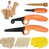 ZLemma Cardboard Construction Tools Kit 966-pieces, Cardboard Project Tools for at Home Play + Classroom Learning, Reusable Tools for Boys and Girls view 1