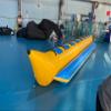 0.9mm PVC Inflatable Banana Boat, Inflatable Boat Tube, 8-Person Towable Tube for Boating, Inflatable Ride-on Banana Float Includes Storage Bag, air Pump view 3