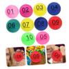 Totority 5sets Entertainment Balls 200 Count Numbered Balls Perfect for Parties and Games 10pcs*5 view 4