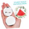 Anneome 100sets Button Badge Making Supplies Iron Round Pins Covers Films and Washers for Crafting Custom Badges for Teams and Events view 3