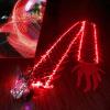 Kunovo Dragon Poi Red LED Dragon Poi Traditional Fitness Flinging Ribbon, Dragon Design Spinning & Shaking Poi with Light up, Outdoor Sports Dragon Dance Ribbon(6 m (20 ft)) view 1