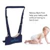 Baby Walking Harness for Safe Walking, Adjustable Handheld Kids Walker Helper, Skin Friendly Material to Relieve Back Pain, Navy Blue Design for Comfort and Stability (Navy Blue) view 4