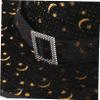 COLLBATH Pets Party Witch Hat Decoration for Halloween Cosplay Lightweight Reusable Headdress Star and Moon Patterns for Themed Events and Parties view 2