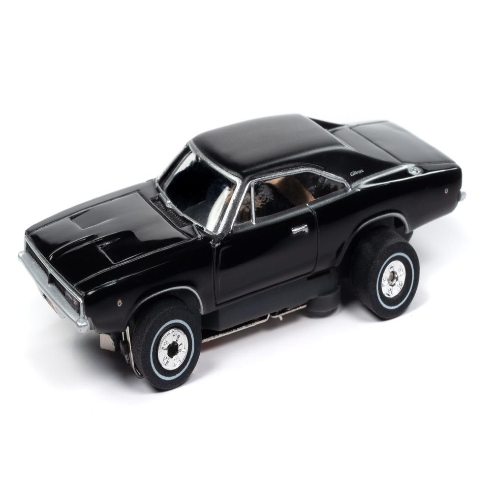 AW AUTO World AutoWorld SC409-2 Thunderjet John Wick 1968 Dodge Charger HO Scale Electric Slot Car