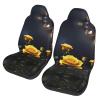 SamLng Beautiful Yellow Roses Universal Car Seat Covers - Front Seats Protector Compatible with Cars, SUVs, Sedans, Trucks view 1