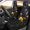 SamLng Beautiful Yellow Roses Universal Car Seat Covers - Front Seats Protector Compatible with Cars, SUVs, Sedans, Trucks view 3