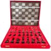 Aakrati Metal Brass Chess Set Tribal Warli Art in Velvet Storage Box. (14 Inch) view 4