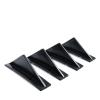 4pcs Car Rear Bumper Lip Diffuser Splitter Spoiler Scratch Protector Fin Trim Caps Universal Exterior Accessory(Set A Curved surface) view 1