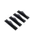 4pcs Car Rear Bumper Lip Diffuser Splitter Spoiler Scratch Protector Fin Trim Caps Universal Exterior Accessory(Set A Straight Side) view 1