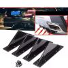 4pcs Car Rear Bumper Lip Diffuser Splitter Spoiler Scratch Protector Fin Trim Caps Universal Exterior Accessory(Set A Straight Side) view 2