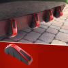 4pcs Car Rear Bumper Lip Diffuser Splitter Spoiler Scratch Protector Fin Trim Caps Universal Exterior Accessory(Set A Straight Side) view 3