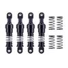 80mm Metal 1/10 RC Crawler Shocks Absorber Springs Pre-Oiled for Gen7 Gen8 SCX10 1/10 TRX4 Upgrades (Black) view 1