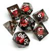 Sage's Portal Jiggling Eye Liquid Core 7-PC Sharp Edge Resin Polyhedral DND Dice Set for Dungeons and Dragons Pathfinder TTRPG (Eye of The Demon) view 1