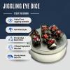 Sage's Portal Jiggling Eye Liquid Core 7-PC Sharp Edge Resin Polyhedral DND Dice Set for Dungeons and Dragons Pathfinder TTRPG (Eye of The Demon) view 2
