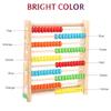 Alomejor Wooden Abacus Colorful Beads Education Learning and Early Childhood Development Toy for Counting and Learning Numbers view 2