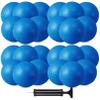 CACASO 24 Pcs 6 Inch Inflatable Dodgeball Balls, Sport Bouncy Balls with Hand Pump, Dodgeballs for Indoors Outdoors, Gym, School, Camps, Picnic view 1