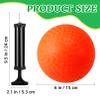 CACASO 24 Pcs 6 Inch Orange Playground Balls, Dodgeball Balls with Hand Pump, Suitable for Indoors Outdoors, Gym, School, Camps, Picnic view 2