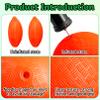 CACASO 24 Pcs 6 Inch Orange Playground Balls, Dodgeball Balls with Hand Pump, Suitable for Indoors Outdoors, Gym, School, Camps, Picnic view 4