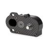 LCG Transmission NOD Tiny Gearbox with Adapter Plate for Straight Axle Axial AR44 AR45 AR60 Enduro Vanquish F9 F10 (Black) view 3