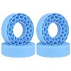 HobbyPark 1.0 Tires Silicone Inserts Foam fit 62-64mm*24mm for 1/18 1/24 Scale RC Crawler Trucks, Super Soft, 4pcs (Light Blue) view 1
