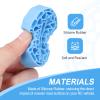 HobbyPark 1.0 Tires Silicone Inserts Foam fit 62-64mm*24mm for 1/18 1/24 Scale RC Crawler Trucks, Super Soft, 4pcs (Light Blue) view 4