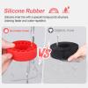HobbyPark 1.0 Tires Silicone Inserts Foam fit 56-58mm*24mm for 1/18 1/24 Scale RC Crawler Truck, Super Soft, 4pcs (Red) view 3