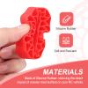 HobbyPark 1.0 Tires Silicone Inserts Foam fit 56-58mm*24mm for 1/18 1/24 Scale RC Crawler Truck, Super Soft, 4pcs (Red) view 4