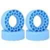 HobbyPark 1.0 Tires Silicone Inserts Foam fit 56-58mm*24mm for 1/18 1/24 Scale RC Crawler Truck, Super Soft, 4pcs (Light Blue) view 1