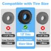 HobbyPark 1.0 Tires Silicone Inserts Foam fit 56-58mm*24mm for 1/18 1/24 Scale RC Crawler Truck, Super Soft, 4pcs (Light Blue) view 2
