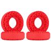 HobbyPark 1.9 Silicone Inserts Foam Rubber Insert fit 118-122mm Tires 4.75" for 1/10 Scale RC Crawler 1.9" Wheel Tires, Super Soft, Replacement of Sponge Foams 4pcs (Red) view 1