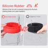HobbyPark 1.9 Silicone Inserts Foam Rubber Insert fit 118-122mm Tires 4.75" for 1/10 Scale RC Crawler 1.9" Wheel Tires, Super Soft, Replacement of Sponge Foams 4pcs (Red) view 3