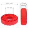 HobbyPark 1.9 Silicone Inserts Foam Rubber Insert fit 118-122mm Tires 4.75" for 1/10 Scale RC Crawler 1.9" Wheel Tires, Super Soft, Replacement of Sponge Foams 4pcs (Red) view 4