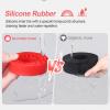 HobbyPark 1.0 Tires Silicone Inserts Foam fit 62-64mm*24mm for 1/18 1/24 Scale RC Crawler Trucks, Super Soft, 4pcs (Red) view 3