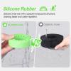 HobbyPark 1.0 Tires Silicone Inserts Foam fit 62-64mm*24mm for 1/18 1/24 Scale RC Crawler Trucks, Super Soft, 4pcs (Green) view 3