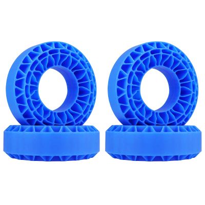 HobbyPark 1.9 Tires Silicone Inserts Foam fit 118-122mm for 1/10 Scale RC Crawler Trucks Wheel Tires, Super Soft, 4pcs (Navy Blue)
