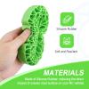 HobbyPark 1.9 Tires Silicone Inserts Foam fit 118-122mm for 1/10 Scale RC Crawler Trucks Wheel Tires, Super Soft, 4pcs (Green) view 4