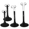 Peosaard 4PCS Doll Stand, 1/6 Action Figure Stand, Adjustable C-Shape Doll Holder Stand, Easy to Install Metal Doll Display Stand for Waist to Feet 5.1-8.3 Inch Dolls Doll Stands view 1