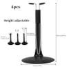 Peosaard 4PCS Doll Stand, 1/6 Action Figure Stand, Adjustable C-Shape Doll Holder Stand, Easy to Install Metal Doll Display Stand for Waist to Feet 5.1-8.3 Inch Dolls Doll Stands view 4