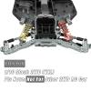 RcarmubWow RC Upgrades Part for 1/10 Slash 2WD,Driveshafts,Shock Absorbers &Suspension Arms &Turnbuckles Links&Caster Blocks &Steering Block &Stub Axle Carriers &Shock Towers &Bulkhead,Titanium view 2