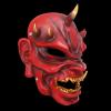 Amonkky Resin Anime Mask Halloween Party Props Cosplay Mask Halloween Masquerade Costume Props. (Red) view 2