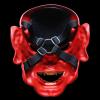 Amonkky Resin Anime Mask Halloween Party Props Cosplay Mask Halloween Masquerade Costume Props. (Red) view 3