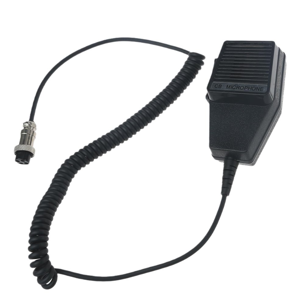 Pjeghbvop 4 PIN CB Microphone Replacement Noise Cancelling Mic for for for for Audioline Radio