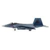 Hobby Master | 1:72 Scale Diecast Military Aircrafts | F-22 Sea Camouflage 37-8322, 3rd SQ, JASDF (Pseudo Scheme) (with 8 x AAM-3 Under The Wings) | Model HA2830 view 3