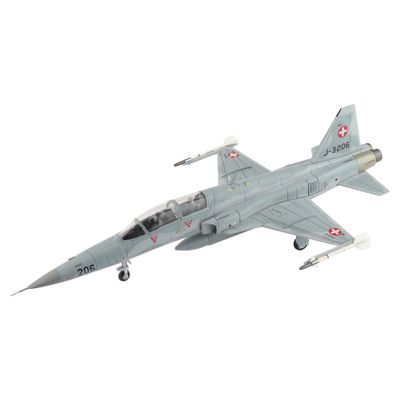 Hobby Master | 1:72 Scale Diecast Military Aircrafts | F-5F Tiger II J-3206, Staffel 6, Swiss Air Force | Model HA3380