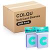 2000ct Clear Card Sleeves for Trading Cards, Soft Baseball Sports Card Sleeves, Soft Plastic Protector Fit for MTG Game Standard Cards view 1