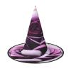 BGSHJVF Black Blackgound Rose Print Halloween Witch Hat Cosplay Caps Halloween Decoration Costume Accessories For Party view 1