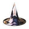 BGSHJVF Cute Bulldog Puppy Print Halloween Witch Hat Cosplay Caps Halloween Decoration Costume Accessories For Party view 1