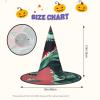 BGSHJVF Cute Dinosa Print Halloween Witch Hat Cosplay Caps Halloween Decoration Costume Accessories For Party view 3