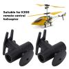 2PCS Rotor for K200 RC Helicopter Rotor Spare Parts Accessories for Replacement Black view 2